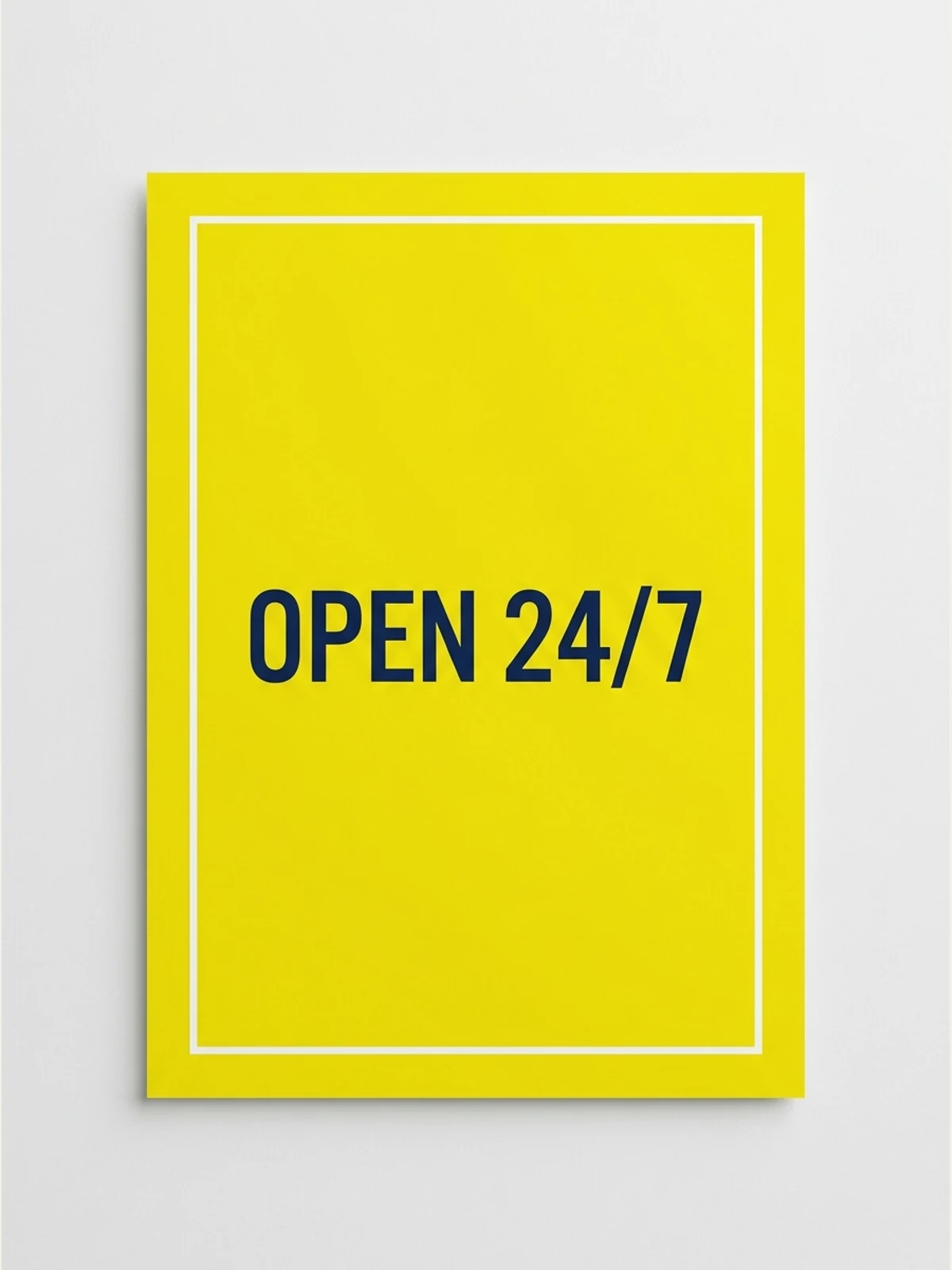 Nano Banana Pro OPEN 24/7 poster result