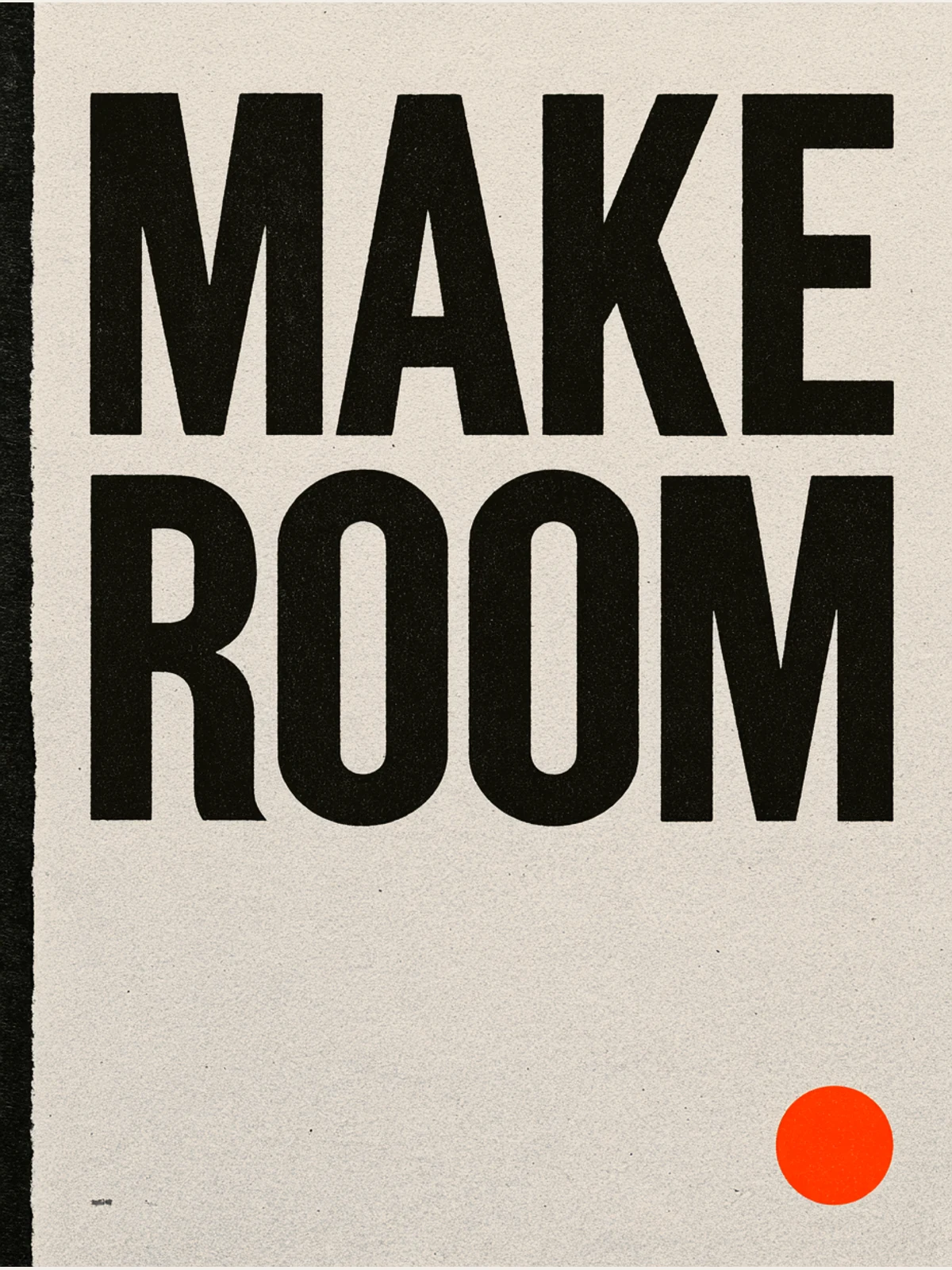Midjourney V8.2 MAKE ROOM poster result