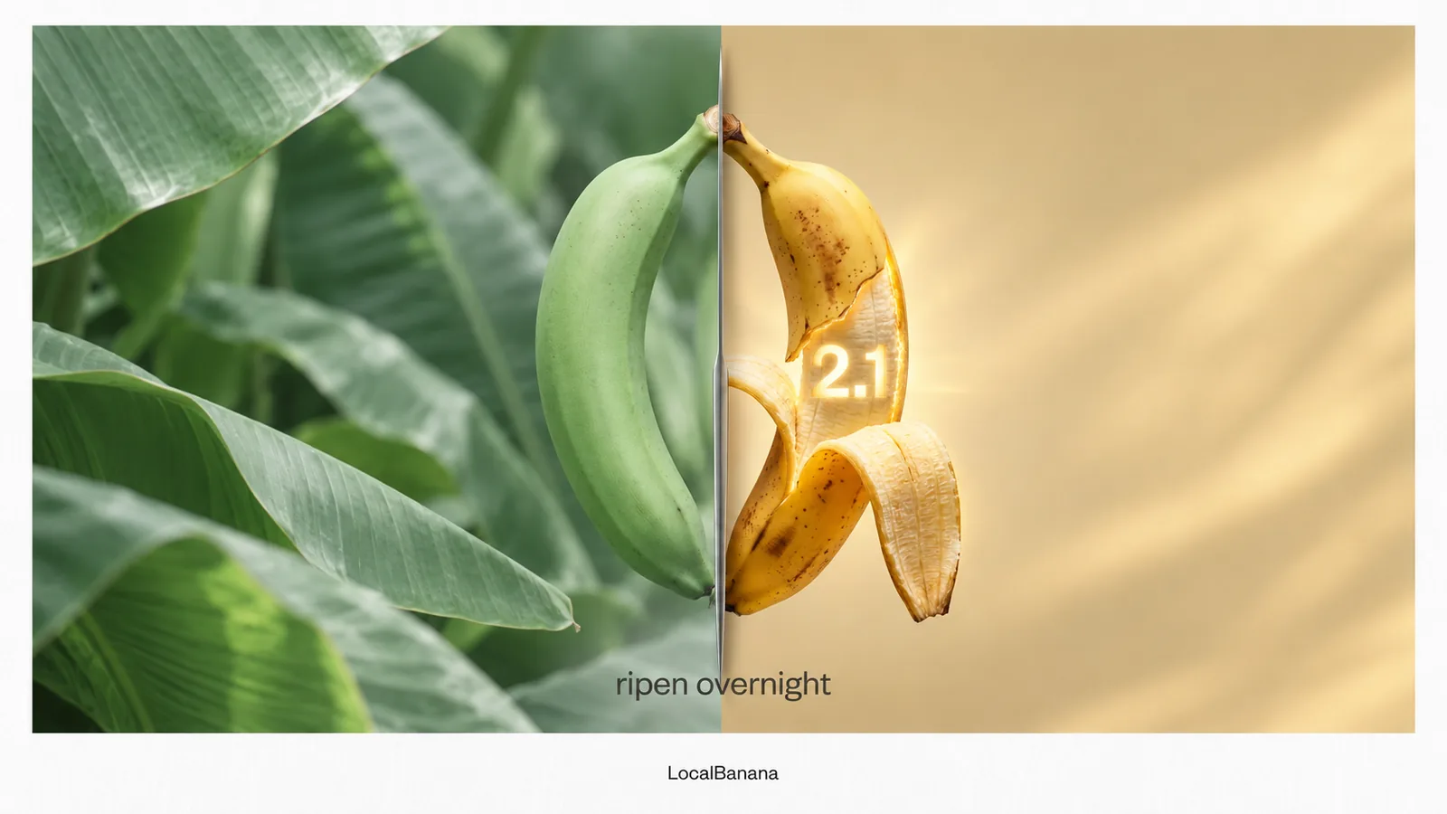 Banana 2.1: more natural photos, better design