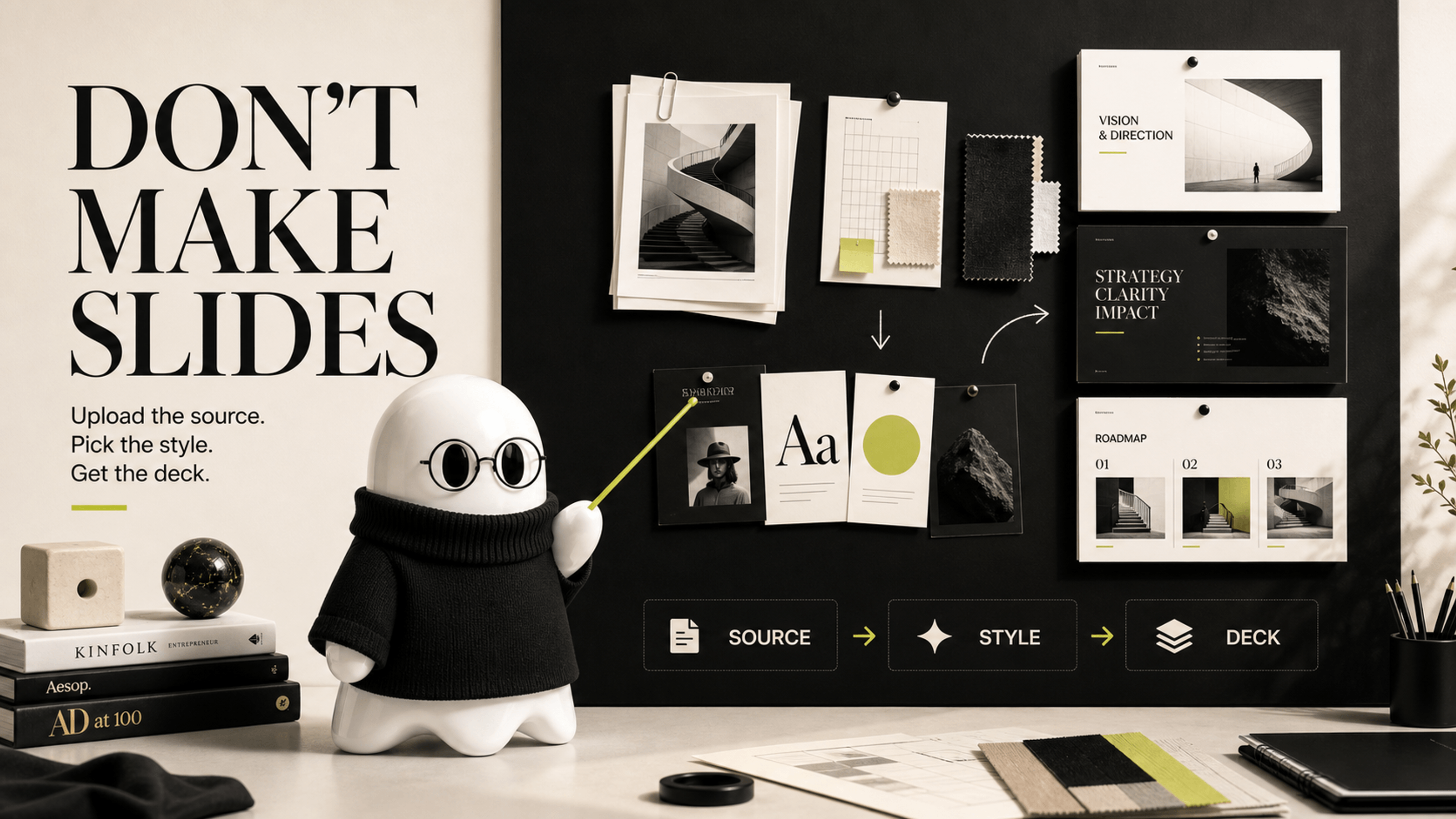 Don't Make Slides: Turn Source Material Into a Styled Deck